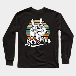 Lets Play Gamer Long Sleeve T-Shirt